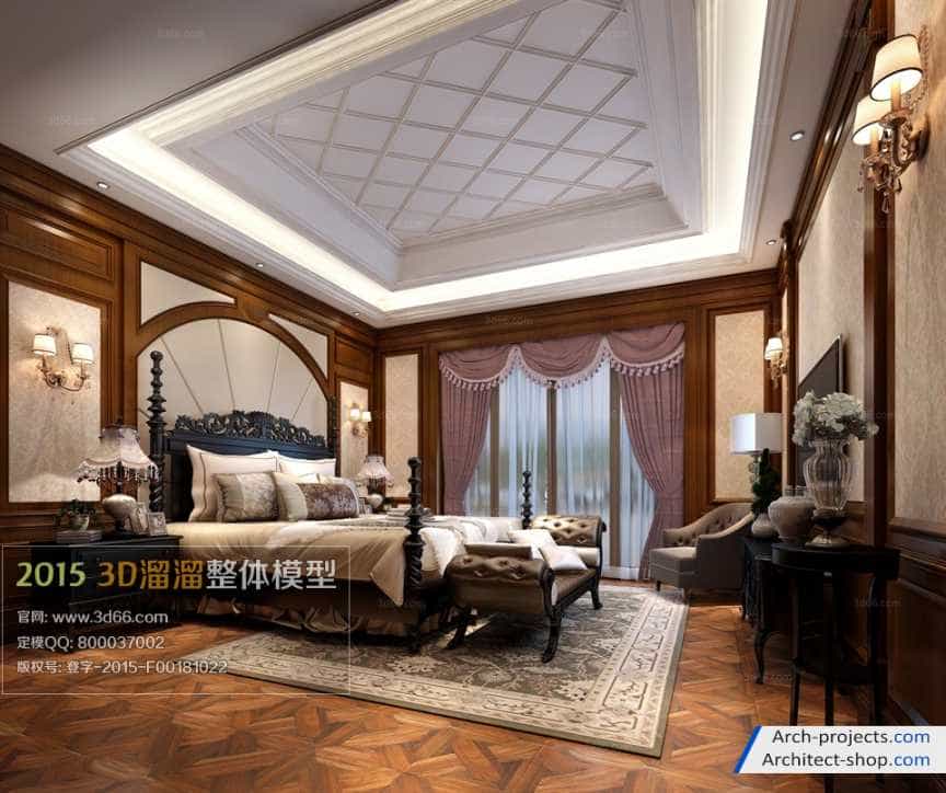اتاق خواب به سبک اروپای