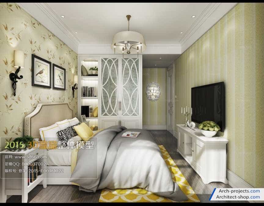 دانلود آبجکت اتاق خواب