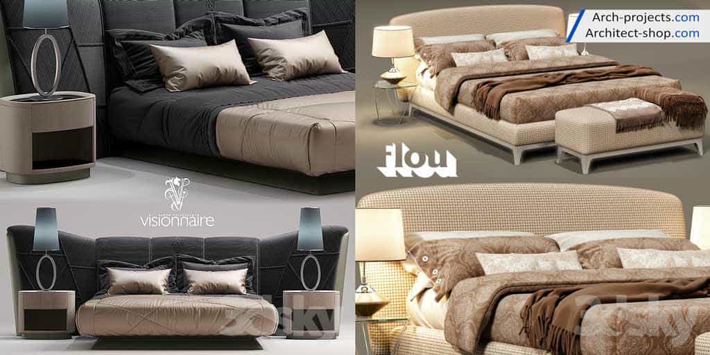 دانلود آبجکت اتاق خواب