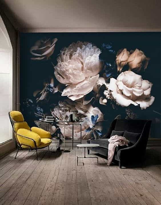 دیوار های تیره رنگ در طراحی داخلی