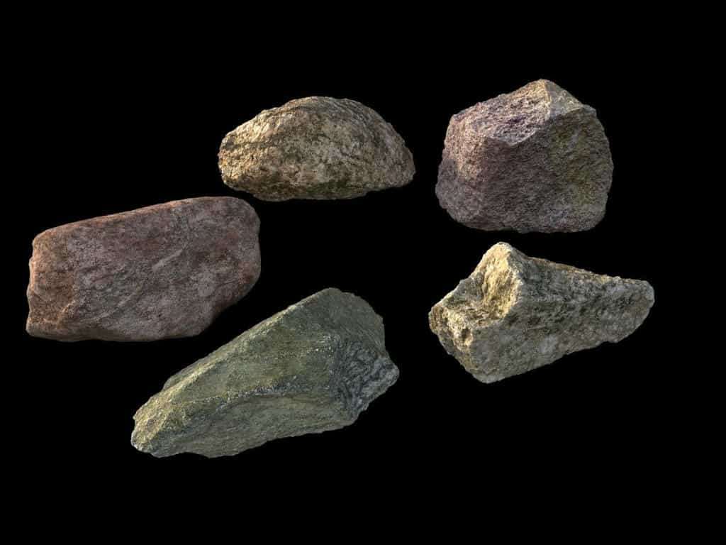 آبجکت درخت و صخره