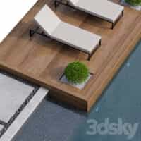 دانلود مدل سه بعدی استخر - آبجکت استخر از Pro 3DSky